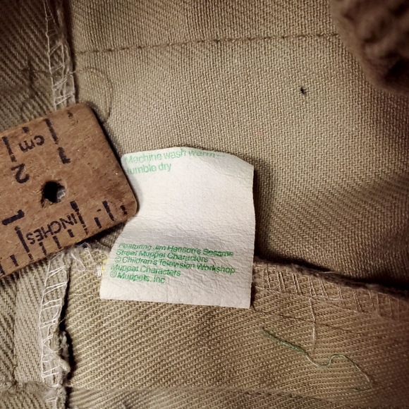 Vintage Sesame Street JC Penney Boys Khaki Pants Cookie Monster Baseball size 5 - Picture 6 of 12